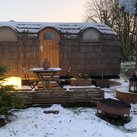 Cabane En Bois Avec Bain Nordique Et Sauna Marigny  Extérieur photo